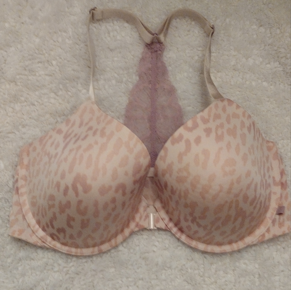 Victoria's Secret Animal Print Racerback Demi Bra 36DD NWOT